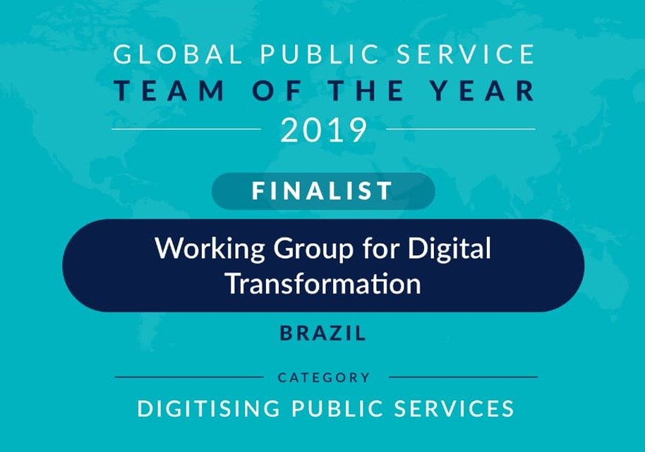 GT de Transformação Digital é finalista em premiação internacional; saiba como votar