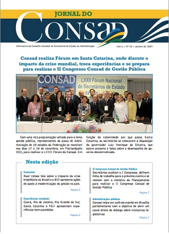 Jornal Consad nº29 – 2009